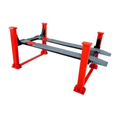 Imagem de simhoa Suporte de trabalho para carros RC, plataforma elevatória em miniatura RC, portátil para carros crawler de escala 1/18, acessórios robustos e, Quatro Posts