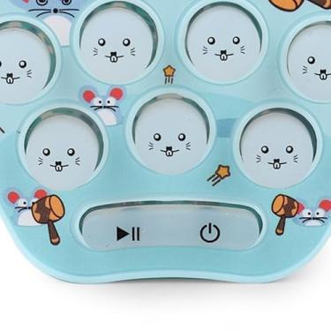 Imagem de Generic Chaveiro Eletrônico Hamster Botão Máquina de Jogo Portátil Chaveiro Requintado para Exercício Cerebral Adequado para Meninos e Meninas Plástico (Azul)