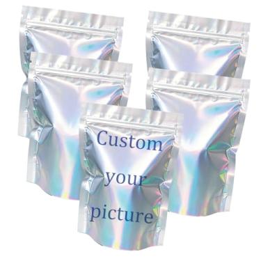 Imagem de Bolsas de pé personalizadas de 3,5 g com vedação em U cortada a laser | 40/100/200/500/1000 peças reutilizáveis para presente | Embalagem premium de casamento, aniversário e lembrancinha corporativa |