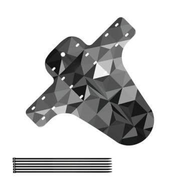 Imagem de Para-lama de bicicleta MTB Mountain Road Bicycle, acessório para ciclismo, peça única (1 unidade).(Grey Plaid)