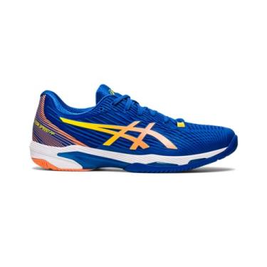 Imagem de ASICS Tênis masculino Solution Speed FF 2, Azul atum/pêssego, 39