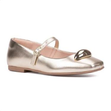 Imagem de Sapatilha Domidona Estilo Boneca ABS Metalizado Feminina-Feminino