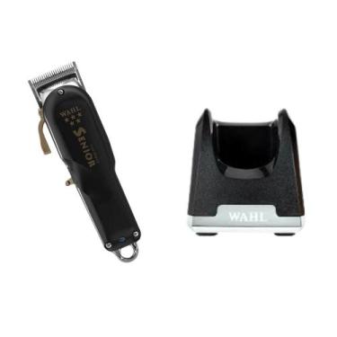 Imagem de Kit Maquina Wahl Senior Cordless Bivolt + Base Carregadora, Bivolt