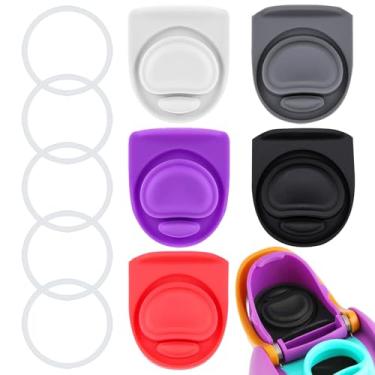 Imagem de ZUGHXMS Rolha de substituição e anel de vedação O compatível com Owala FreeSip 680 g, tampa de anéis de vedação superior de garrafa para Owala 16/19/24/32/1,134 g tampa de boca acessórios de peças de