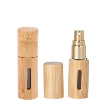 Imagem de ARFUKA Mini frasco de perfume de viagem de 5 ml, atomizador recarregável, pulverizador vazio de névoa fina para amostras de perfume, acessórios essenciais de viagem para viagem, pacote com 2