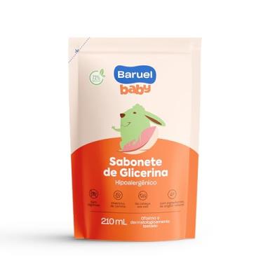 Imagem de Sabonete Líquido Bebê Glicerina Refil 210ml – Baruel Baby