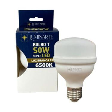 Imagem de Lâmpada Led Bulbo 50w E27 Branco Frio Inmetro Luminarte