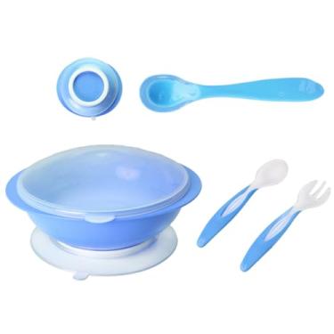 Imagem de Prato para Bebê Alimentação (AZUL)