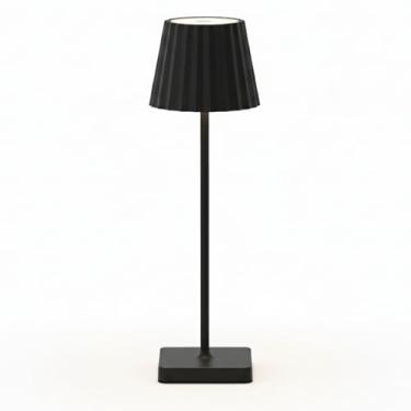 Imagem de Luminária de Mesa LED Recarregável Sem Fio – Abajur Touch com 3 Tons, Brilho Ajustável e USB-C, Luz Portátil para Leitura, Estudo e Home Office