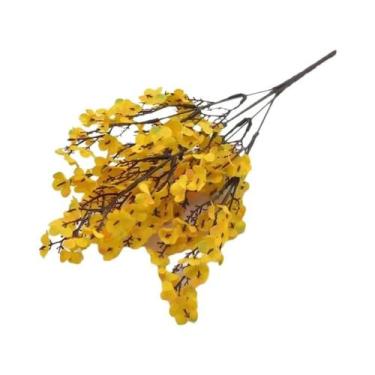 Imagem de Flores Artificiais De Gypsophila De Seda Rosa 30CM Pequenos Ramos 5 Ha