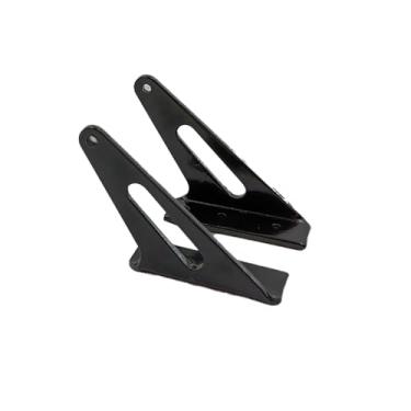 Imagem de 2PCS RC Airplane Triangle Control Horn Servo Arm Horn for RC Plane Helicopter DIY Model Aircraft Rudder Arm Linkage Part (Black)