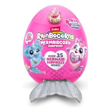 Imagem de Pelúcia Ovo Zuru Rainbocorns Sereia Mermaidcorn F02255 Fun Grande