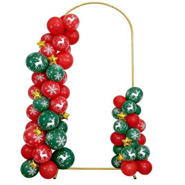 Imagem de Niannianmi Suporte De Fundo Arco Casamento Metal 6,5 Pés, Fácil Montar E Desmontar, Estrutura Reutilizável, Adequado Para Festas, Aniversários, Noivas, Chás Bebê, Balões Florais, Decorações
