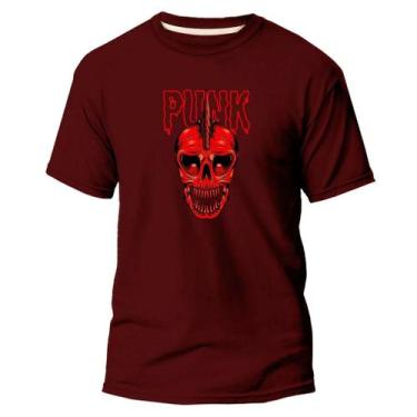 Imagem de Camiseta Básica Algodão Premium Estampa Digital Punk Rock - Pavesi, Bo