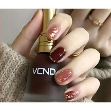 Imagem de Unhas quadradas de pressão em gel macio, 12 tamanhos – 24 kit de manicure falso, esmalte de abóbora vermelho