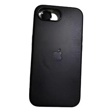 Imagem de Capinha Capa Case de Couro Magnética para iPhone 16e (PRETO)