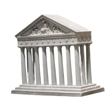 Imagem de MotiveTech Decoração para aquário: Coluna romana, paisagem, artesanato decorativo criativo, pedras para esconderijo, ornamentos para aquário.