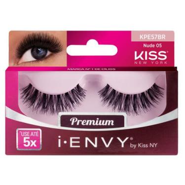 Imagem de Cílios Postiços Kiss NY - I-Envy Nude 05, Pack Unitário