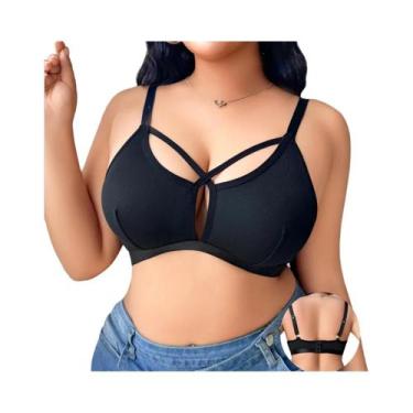 Imagem de Sutiã Ajustável Sem Arame plus Size 1XL-4XL, Lingerie Sexy, Roupa Ínti