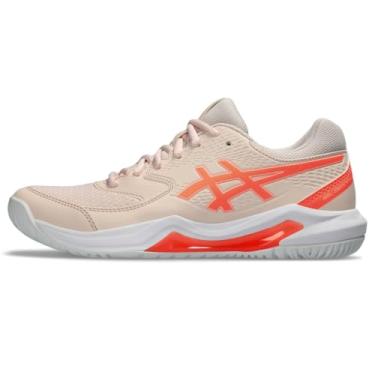 Imagem de ASICS Tênis feminino Gel-Dedicate 8, Rosa pérola/coral solar, 37