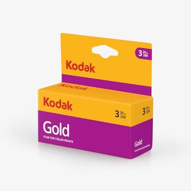 Imagem de Kodak Filme 6033971 Gold 200 (Roxo/Amarelo) - 3 Rolos - 24 Exposições por Rolo