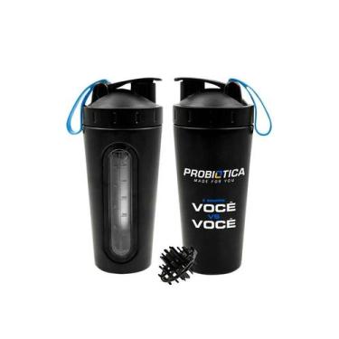 Imagem de Coqueteleira Inox Preta - Padrão: Único - Probiótica