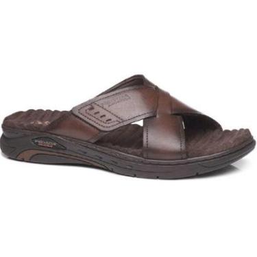 Imagem de CHINELO PEGADA EM COURO REF 134502 MASCULINO-Masculino
