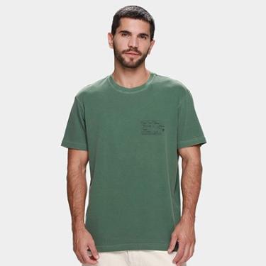 Imagem de Camiseta Osklen Stone Carimbo Masculina-Masculino