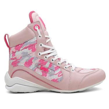 Imagem de Bota Botinha para Treino Feminina Academia Malhar Fitness Cano Alto Zi