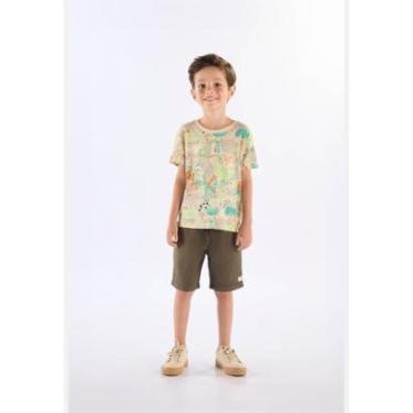 Imagem de Camiseta Infantil em Algodão Flamê Up Baby-Masculino