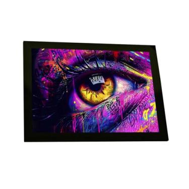 Imagem de Quadro Decorativo Grafite Olho Arte Rua Decoração Poster Quarto Sala