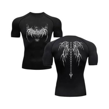 Imagem de Camiseta Masculina Y2K De Compressão De Secagem Rápida Com Manga Curta