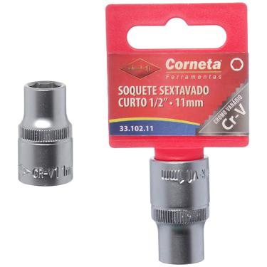 Imagem de Soquete Sextavado Curto 1/2 11Mm corneta