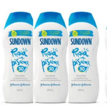 Imagem de kit 3 Protetor FPS 30Solar Sundown  com 200ml