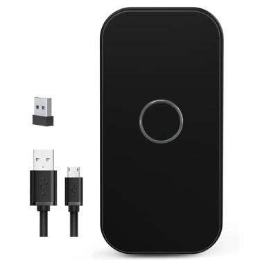 Imagem de Mini scanner de código de barras sem fio Bluetooth, leitor de código de barras portátil symcode USB 1D CCD para POS/Android/iOS/iMac/Ipad