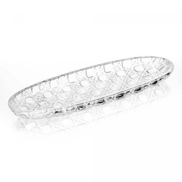 Imagem de Travessa oval 221081 vichy 30x10,5x2,5cm vidro lyor design, UNICA