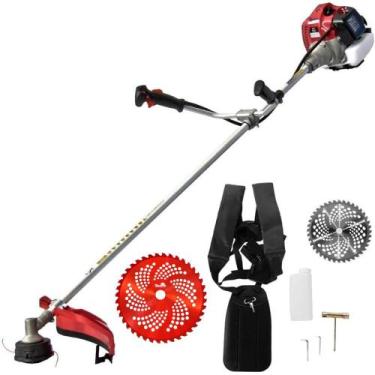 Imagem de Roçadeira a gasolina toyama tbc52x-gii two box com kit carretel nylon 