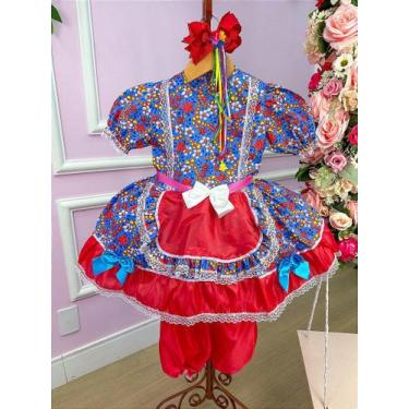 Imagem de Vestido Junino Matilde 2 - Estilo e Conforto para Festas Juninas - Jun