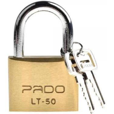 Imagem de Cadeado Segurança Casa Portão Porta Latão Pado Lt 50mm