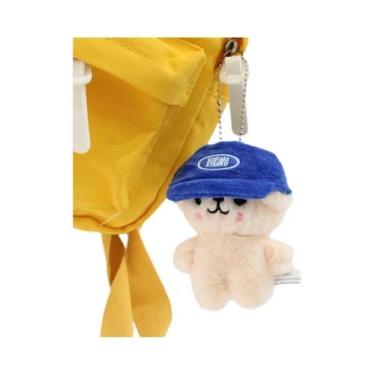 Imagem de Chaveiro De Pelúcia StrayKids: Boneco Fofo De Ídolo Coreano Com Chapéu