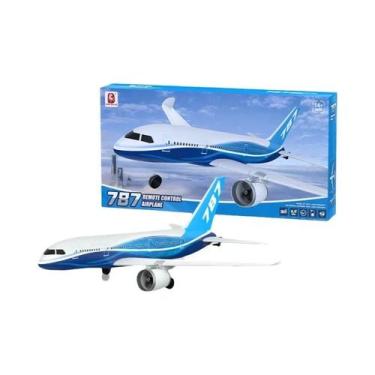 Imagem de Avião RC Para Meninos 3CH BM30 787 EPP 24G Controle Remoto Planador In