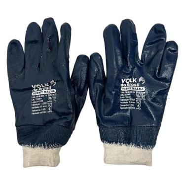 Imagem de Luva Nitrílica com Punho de Tecido G - VOLKNIT VOLK