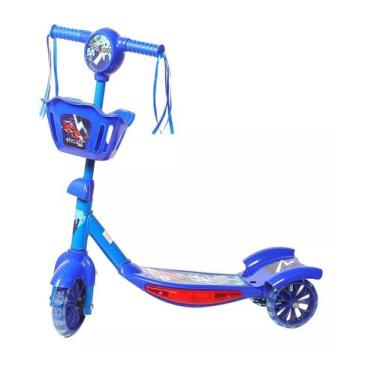 Imagem de Patinete 3 Rodas Infantil Musical Kiddy Menino Replay Kids - MK