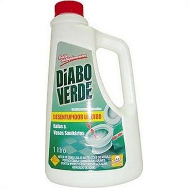Imagem de Desentupidor Liquido Diabo Verde 1 Litro