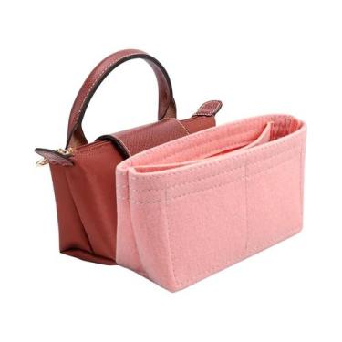 Imagem de Organizador De Bolsa Longchamp Mini Em Feltro, Forro Para Bolsa, Acess