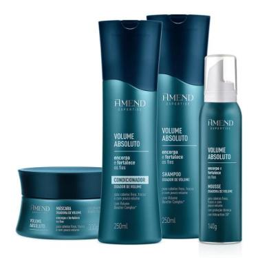 Imagem de Kit Shampoo + Mousse + Condicionador + Máscara  Amend Expertise Volume