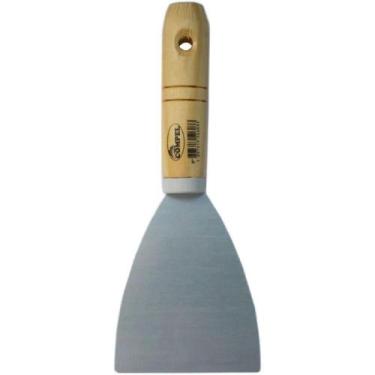 Imagem de Espátula Em Aço Temperado Com Cabo De Madeira 8 Cm - - Compel