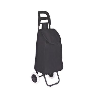 Imagem de Carrinho De Compras Feira Leva Tudo Bag To Go Mor Preto