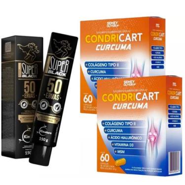 Imagem de Condricart Colágeno Tipo 2 vitamina D 120 Cápsulas 2 caixas Sidney Oli