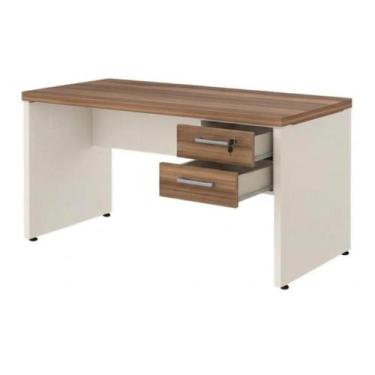 Imagem de Mesa de Escritório Executiva Reta com Gavetas - 1,70m x 0,70m (Tampo 4